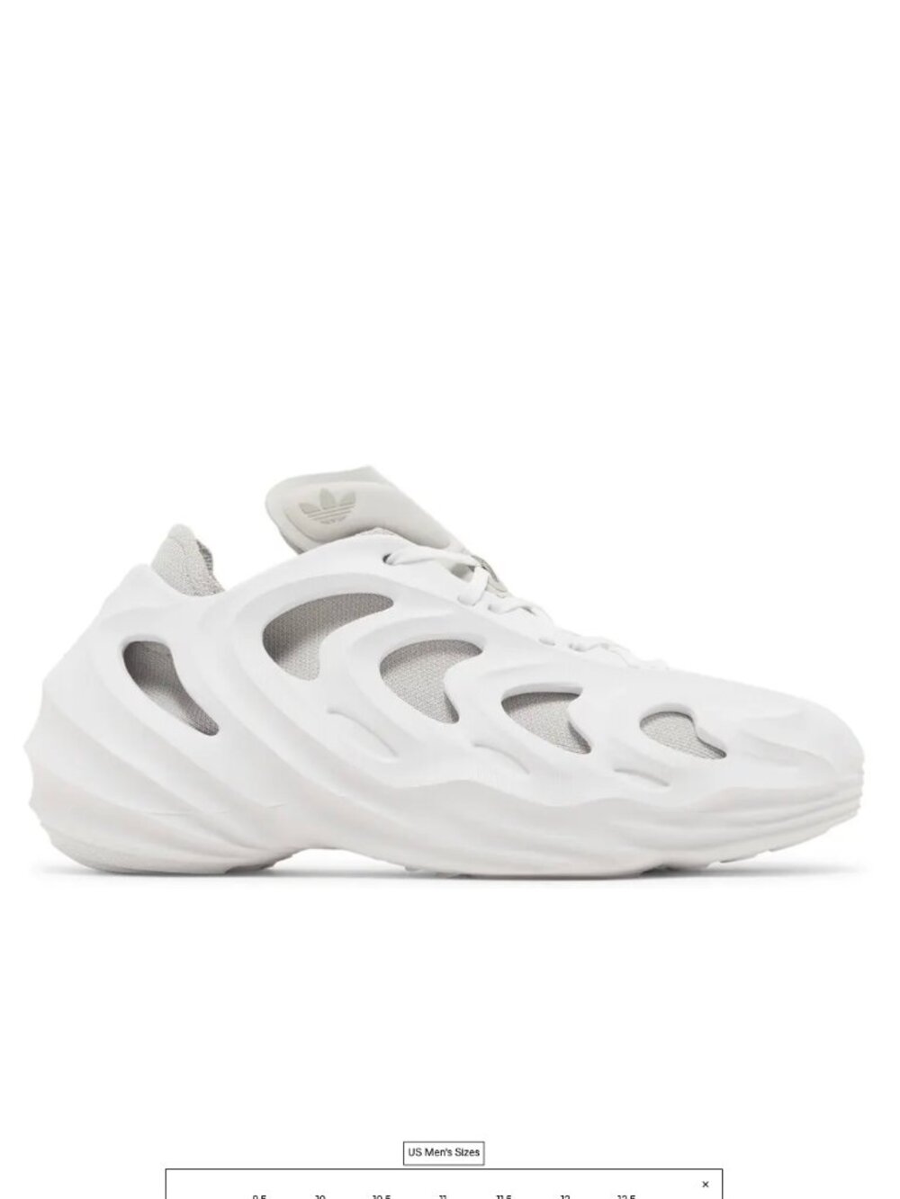 Adidas AdiFOM Q Mens Size 10 Cloud White/Grey